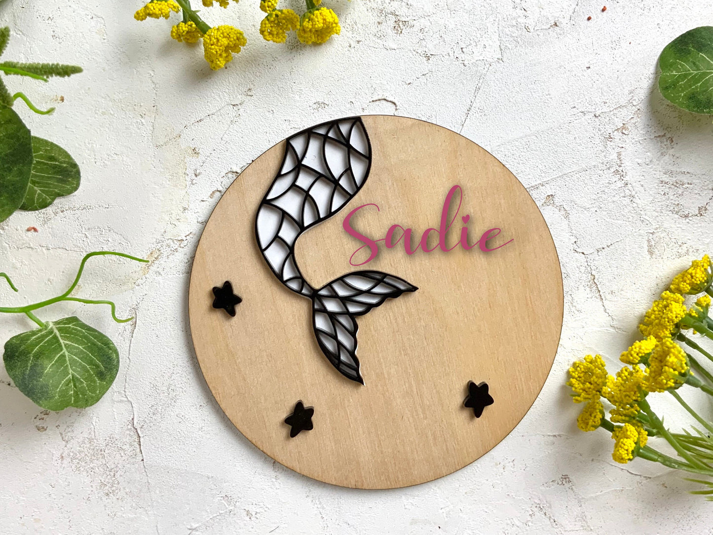 Mermaid Tail SVG file | digital file | mermaids | laser cut design| Instant Download | nursery design | baby room decor | girls room | ocean