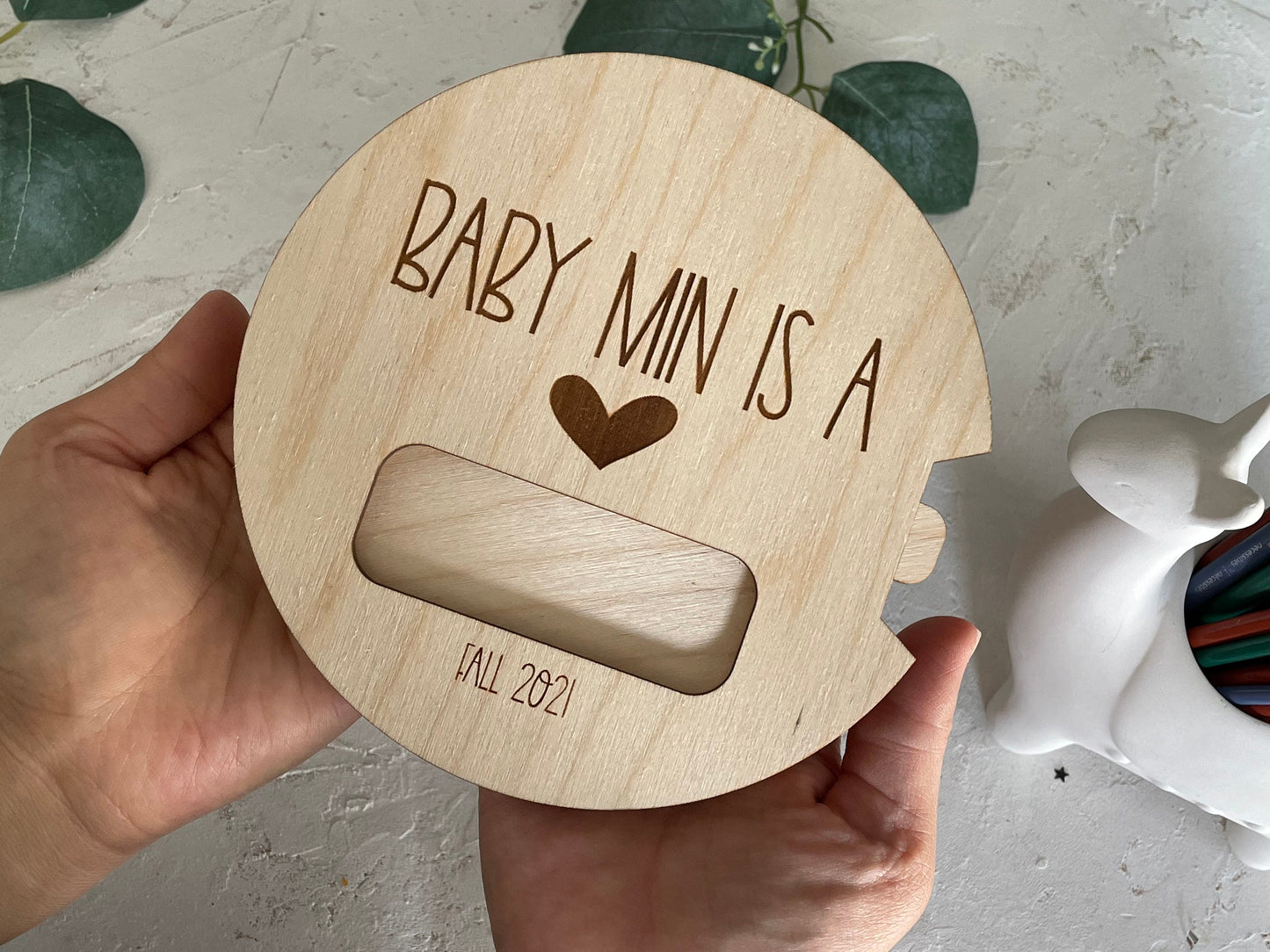 gender reveal SVG file | digital file | personalized cards | laser cut design| Instant Download | nursery design | baby room decor idea