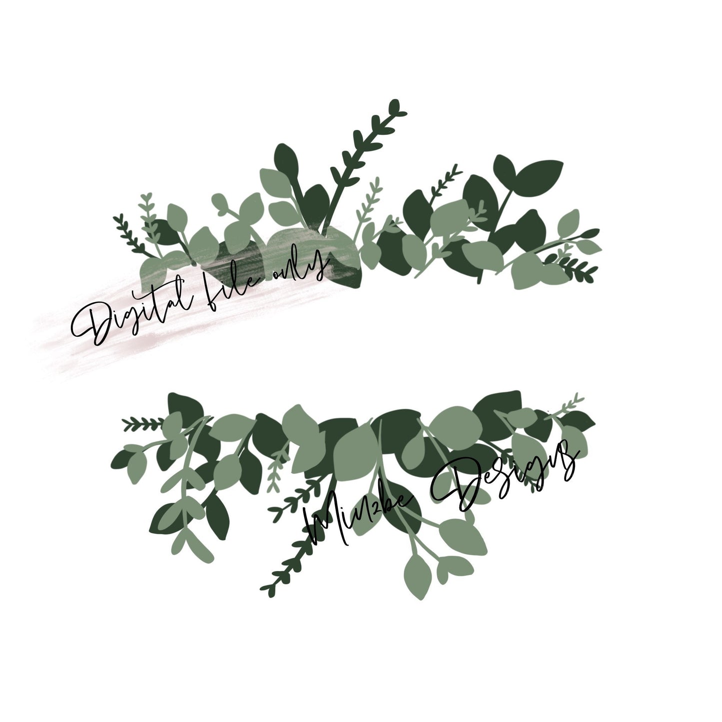 layered floral backing svg file