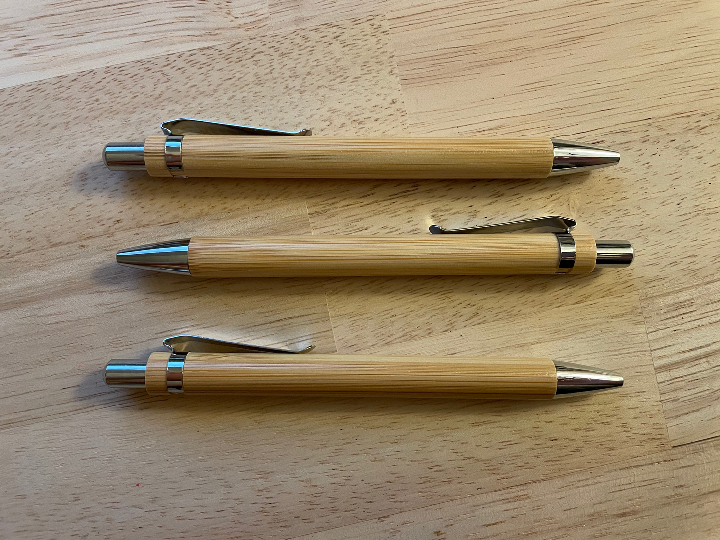 Wood Pens - Set of 10