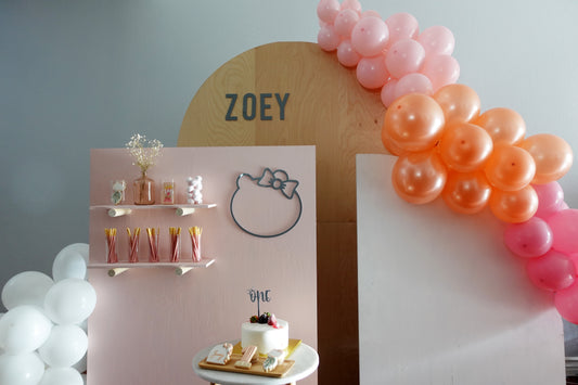 First Birthday Dohl Backdrop