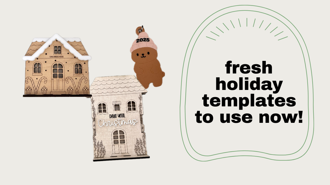 fresh holiday templates for laser owners