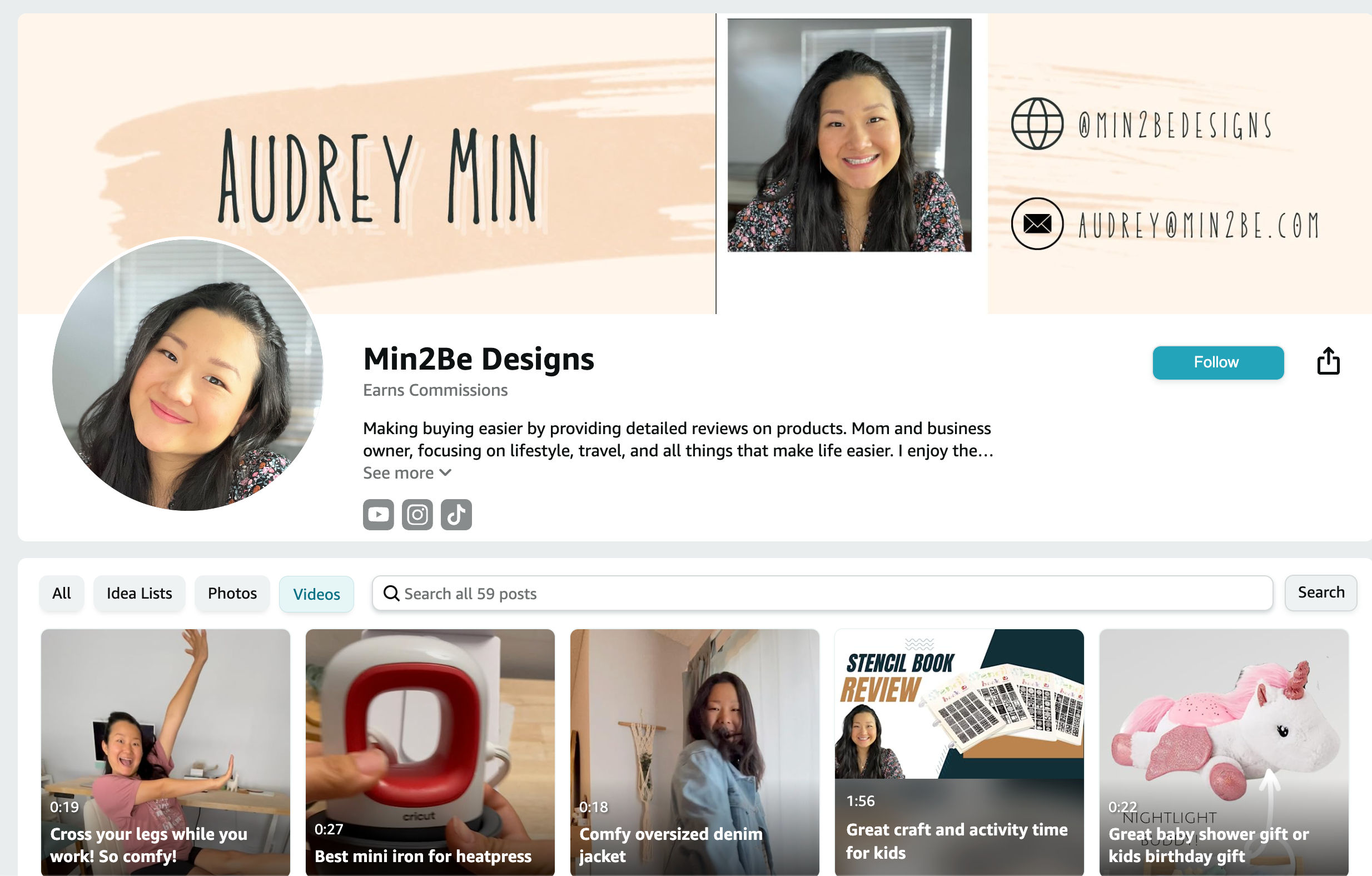 Amazon Product Video Storefront – Min2Be