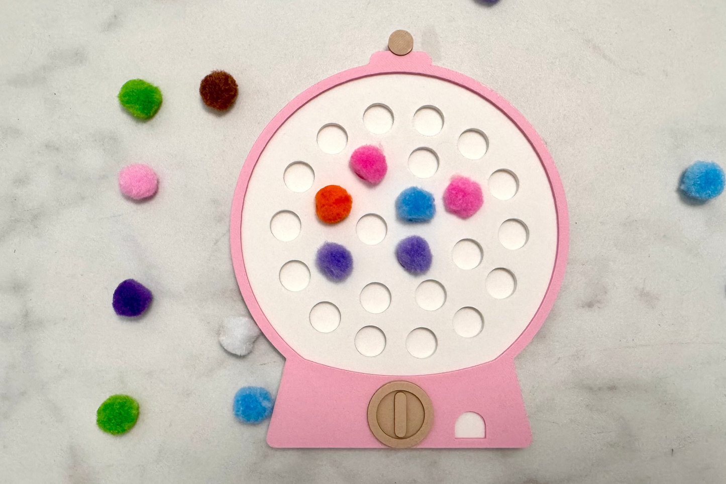 3d design of gumball machine