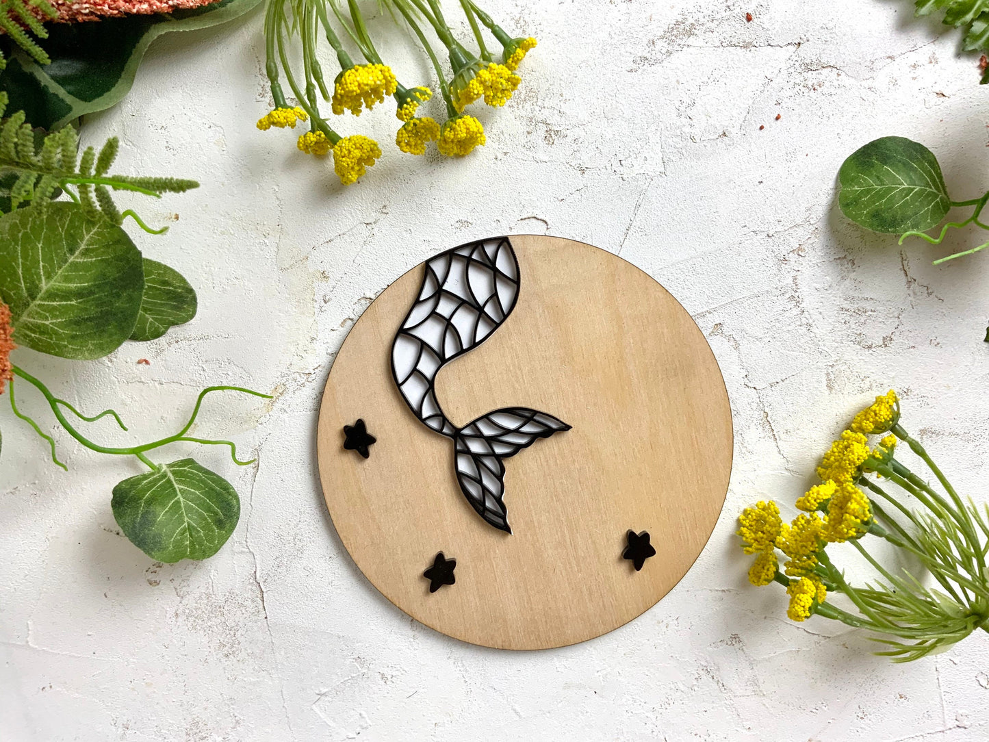 Mermaid Tail SVG file | digital file | mermaids | laser cut design| Instant Download | nursery design | baby room decor | girls room | ocean