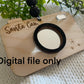 santa cam svg file, christmas ornament digital file, laser ready holiday idea, elf camera, santa camera ornament, 2024 ornament svg file