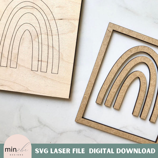 Rainbow DIY kit | paint your own sign | promise keeper wall hanging