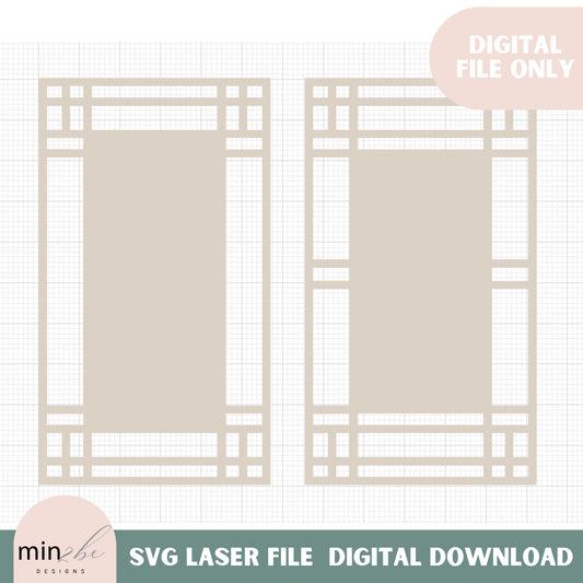 Korean modern tablescape sign template