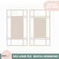 Korean modern tablescape template, first birthday korean svg file, 100 day baby name sign, traditional dohl tower digital file, 백일, 첫돌