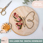 Wood embroidery butterfly flower template digital svg file, embroidery cut design hand stitch design kit project embroidery design for laser