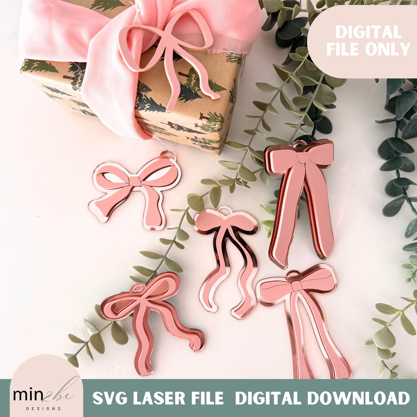 BUNDLE - 6 bow coquette designs svg