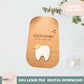 Tooth fairy door hanger svg