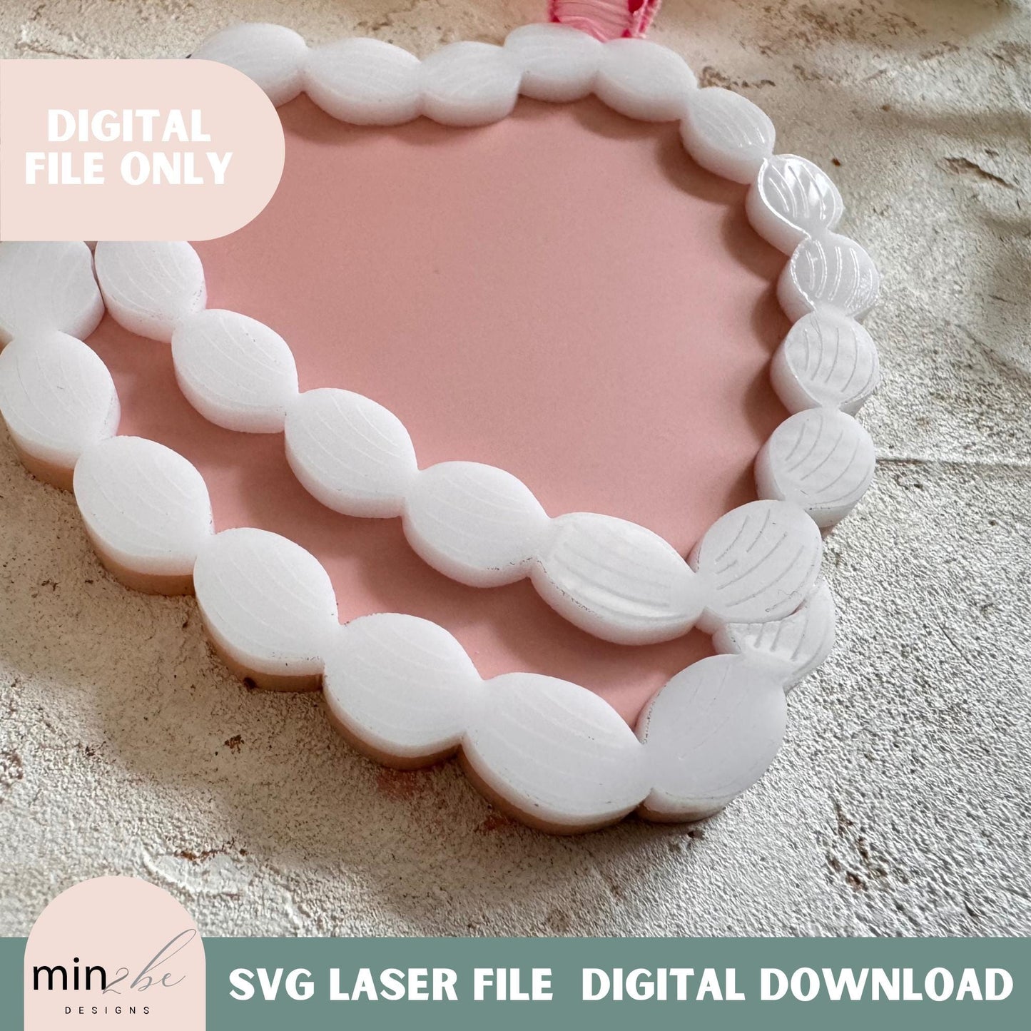 Heart shaped cake tag svg digital file, laser ready valentines name tag, love cake gift tag, modern laser svg file, Mother’s Day card