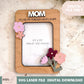 Mother’s Day Photo Frame SVG, Wallet Size Picture Frame, Fridge Magnet Laser Cut File, Glowforge score & Cut Design, Modern Photo Frame