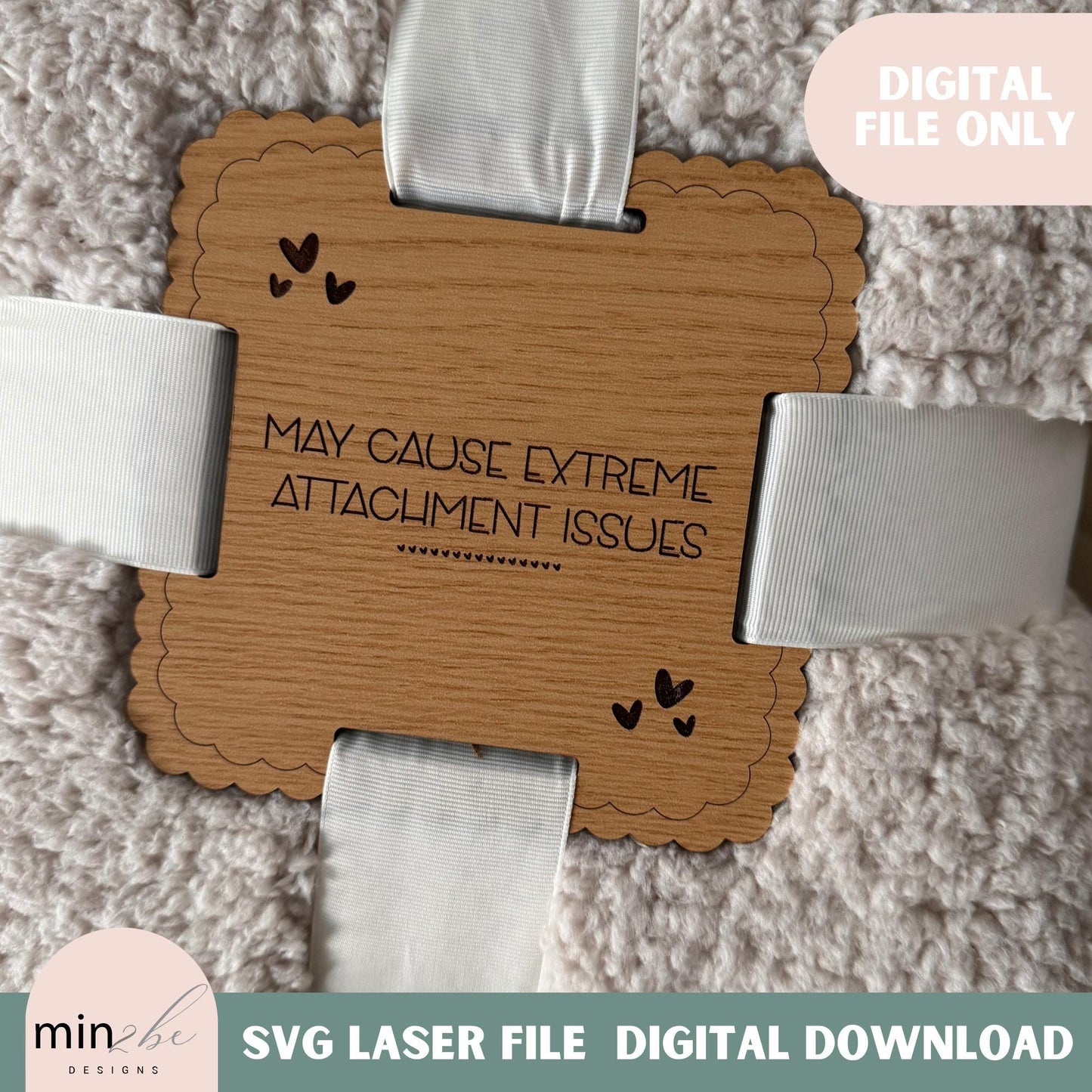 Modern blanket tag svg