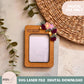 Mother’s Day Photo Frame SVG, Wallet Size Picture Frame, Fridge Magnet Laser Cut File, Glowforge Engrave & Cut Design, Modern Photo Frame