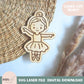 Ballerina Scrunchie Holder SVG