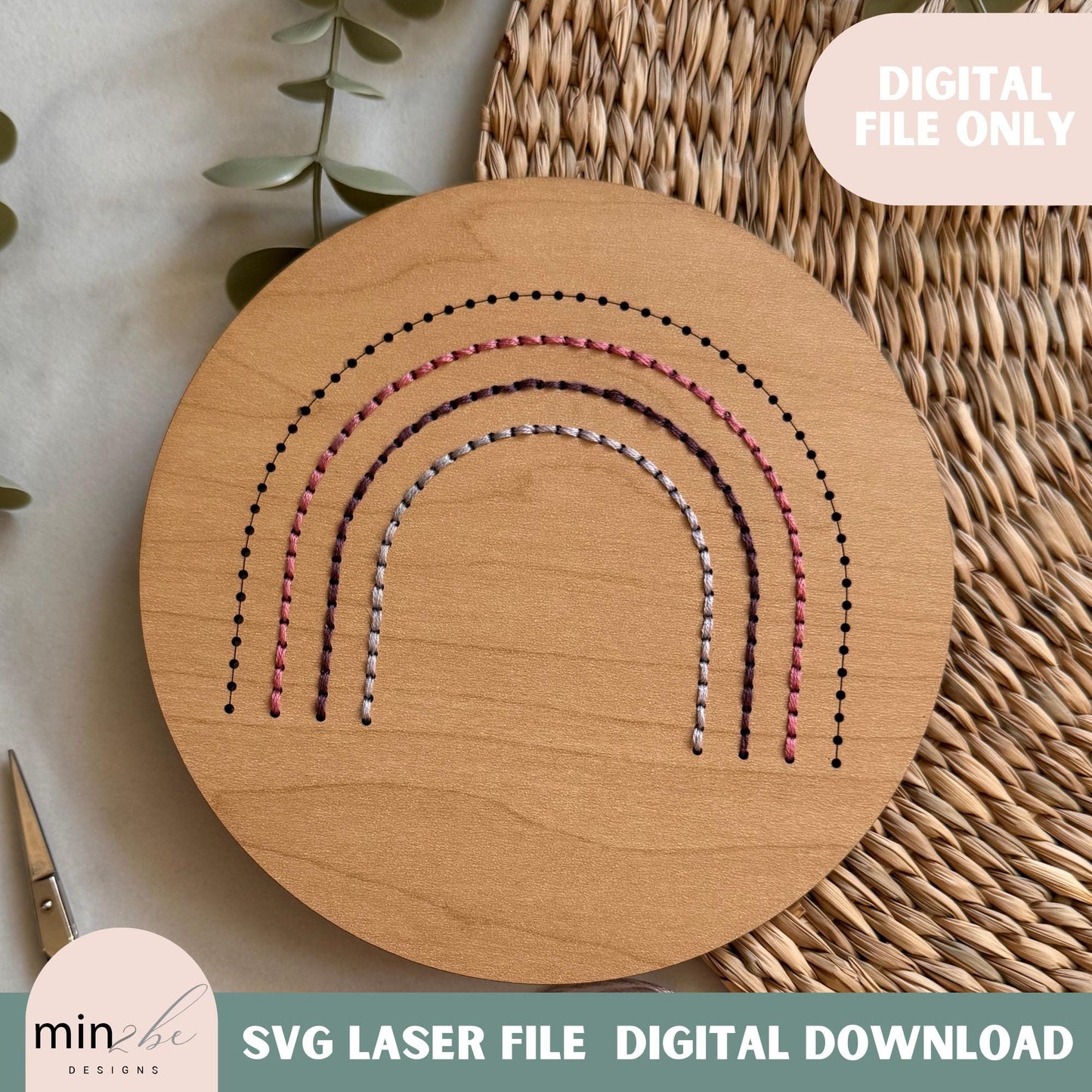 Embroidery Rainbow SVG