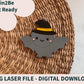 Cute Halloween Bat SVG