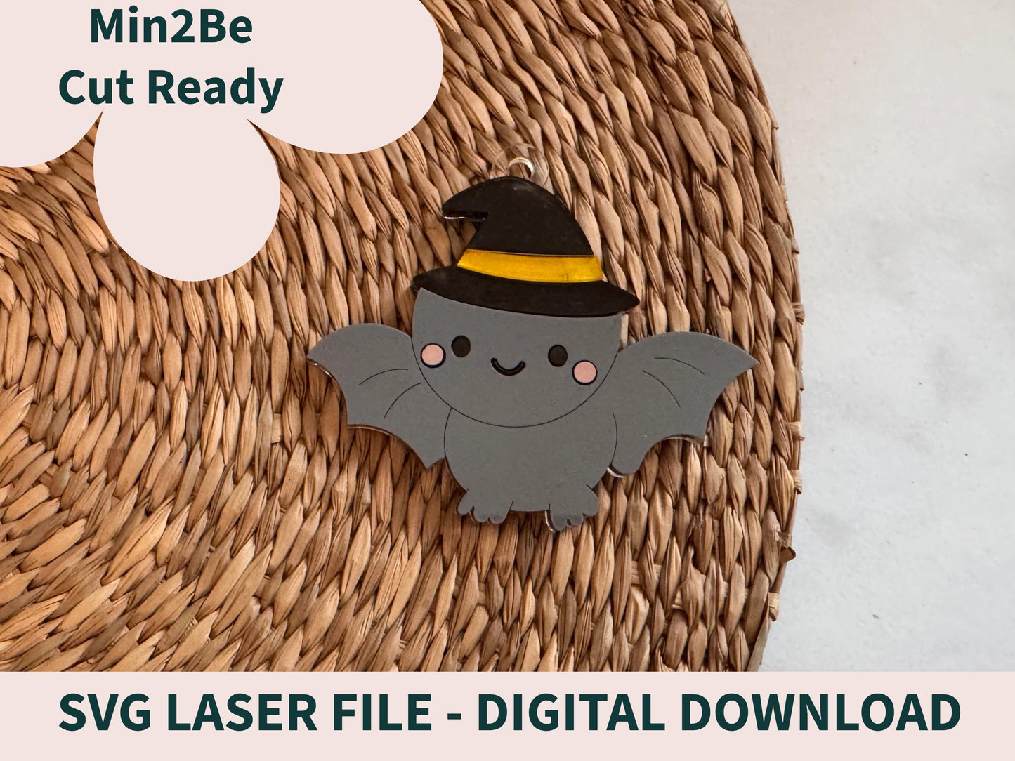 Cute Halloween Bat SVG