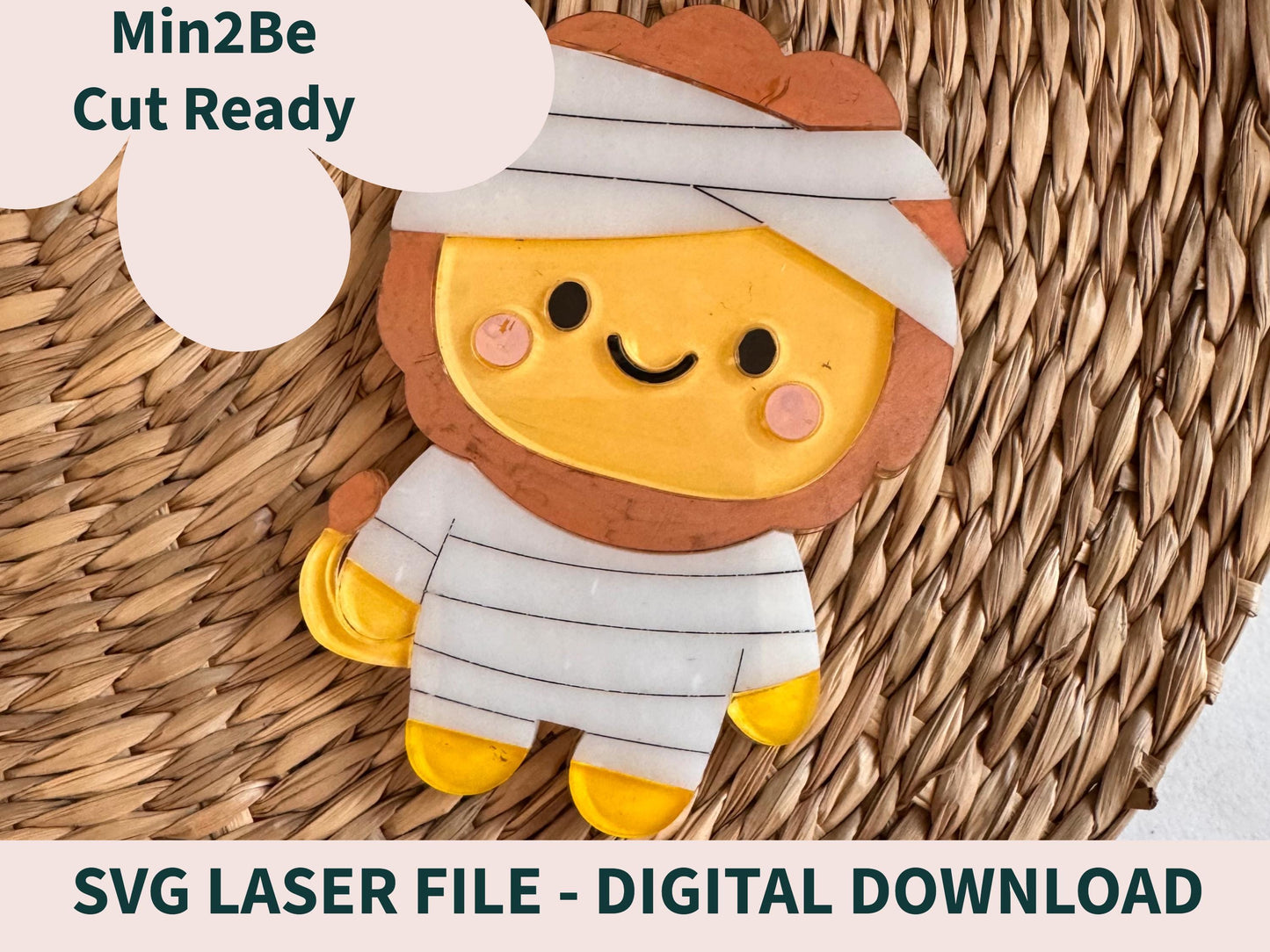Cute Mummy Lion SVG