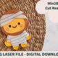 Cute Mummy Lion SVG