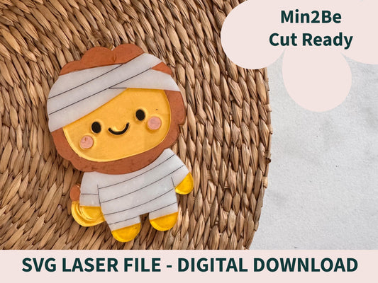 Cute Mummy Lion SVG