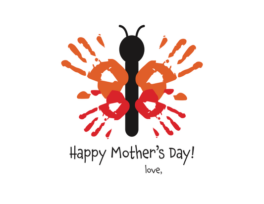Mothers Day Butterfly Template