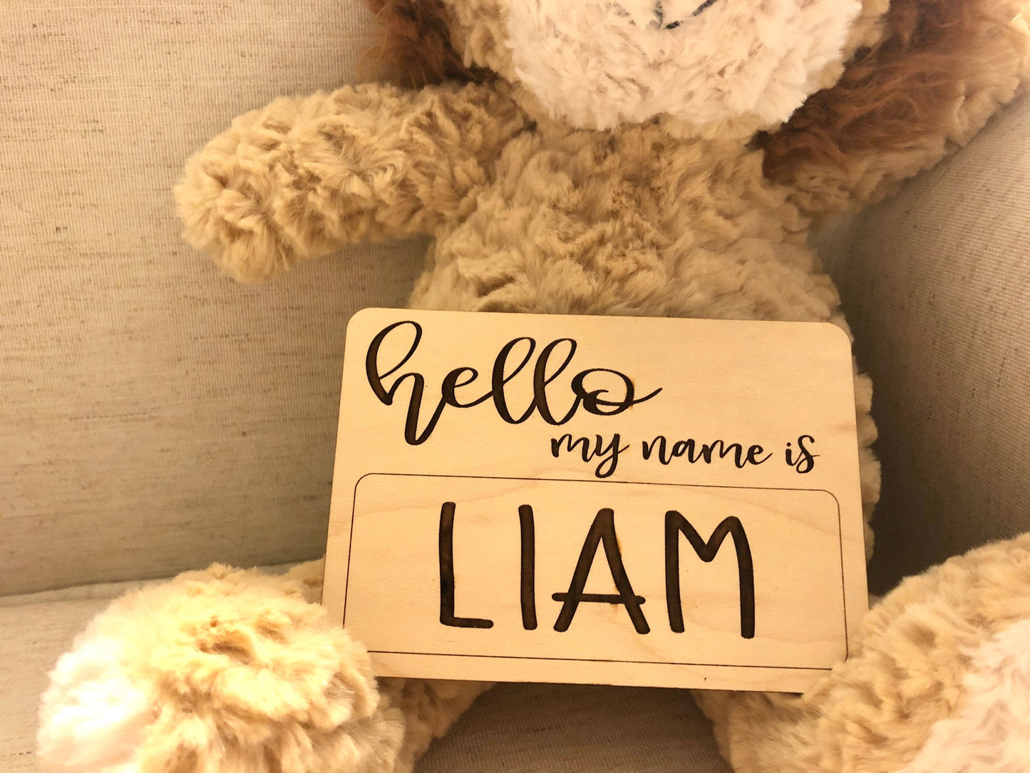 Baby announcement - Hello my name is