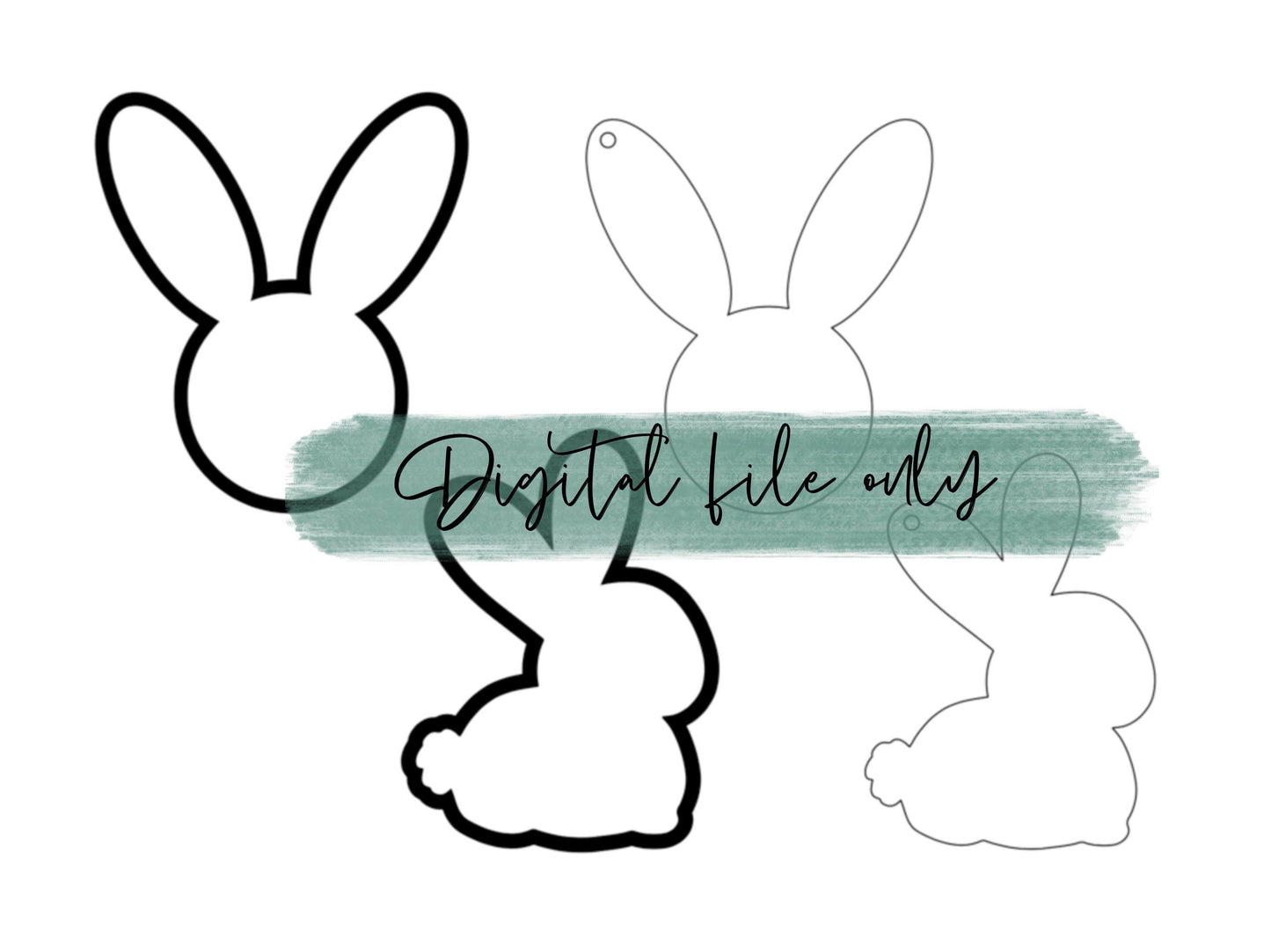 Easter Bunny SVG file