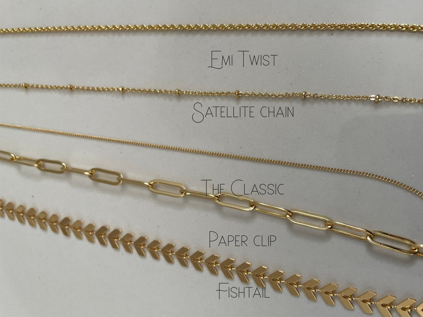 Satellite chain 18k plated bracelet